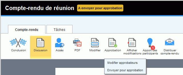 Request Minutes Approval