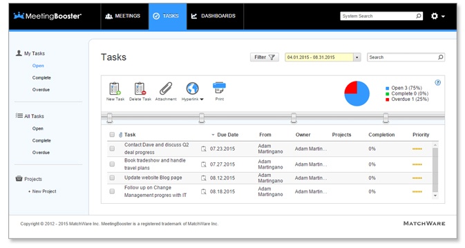 Assign Meeting Tasks