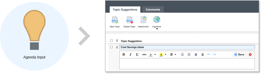 agenda topic suggestions