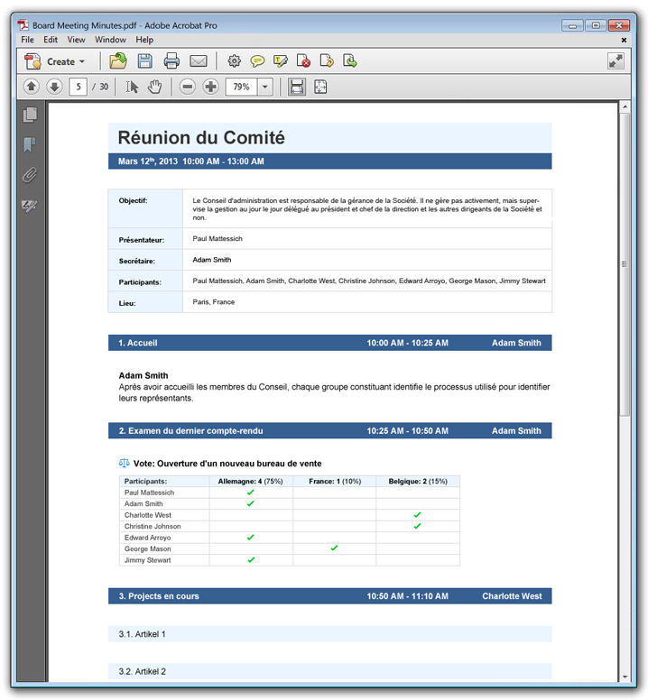 rationalisation du compte rendu compt rendu