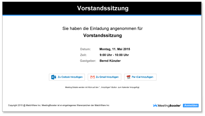 iCal-Unterstützung für Lotus Notes, Yahoo, Hotmail und weitere