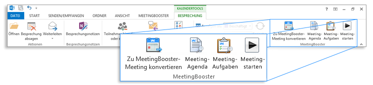 Meetings mit Microsoft Outlook planen