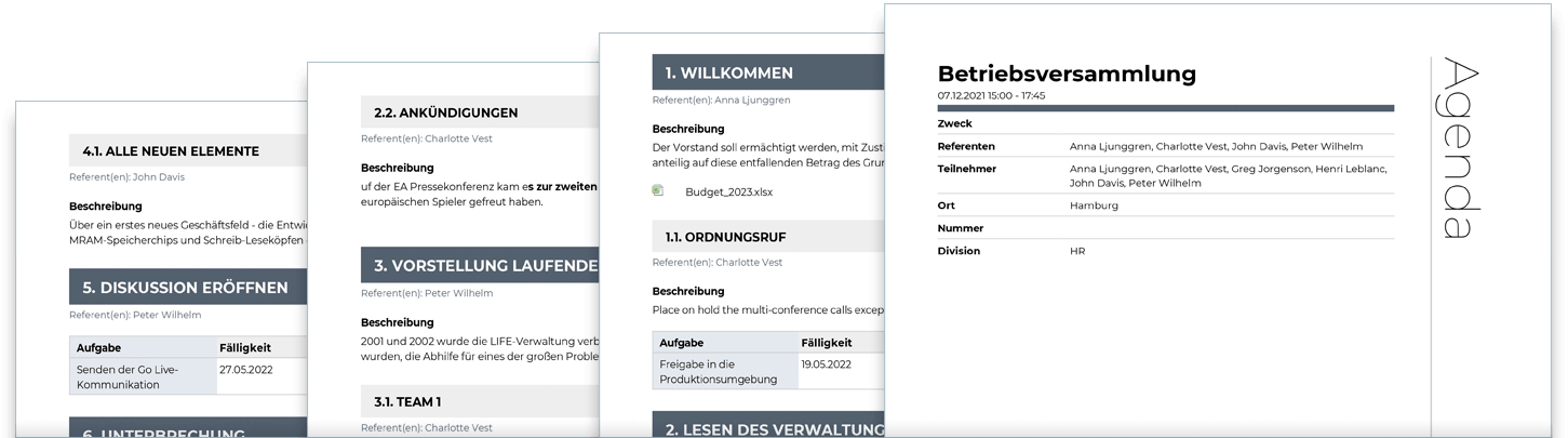 Meeting Agenda Software