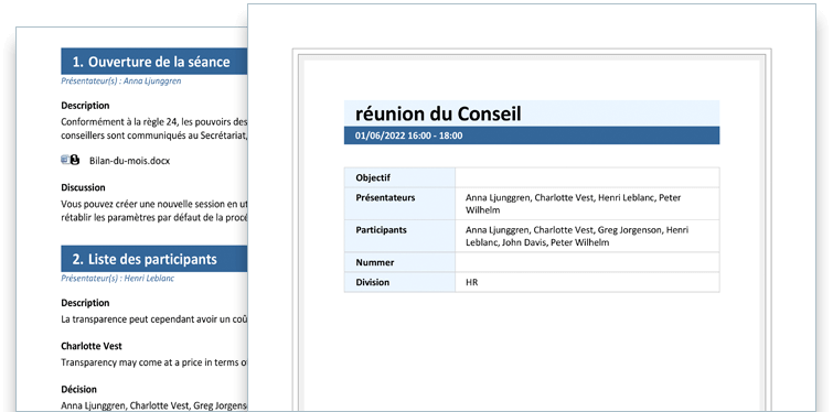 Logiciel de compte-rendu de réunion