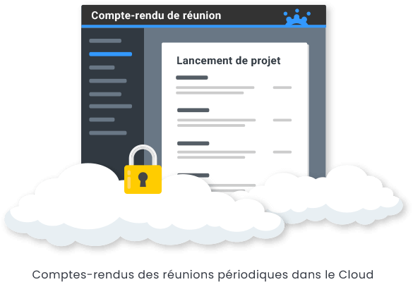 Tous les comptes-rendus sont stockés au même emplacement