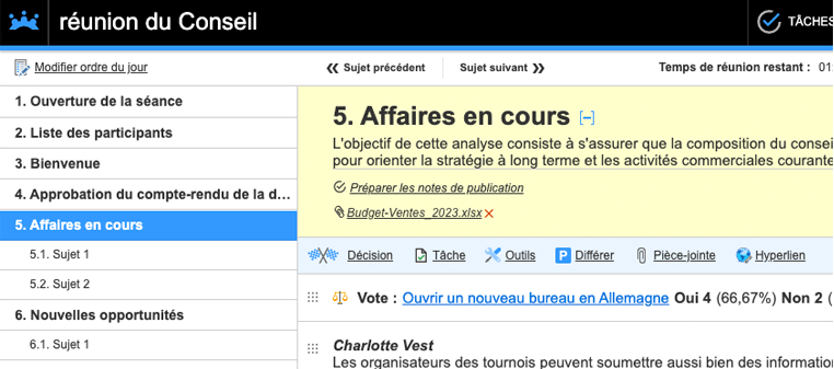 Comptes-rendus efficaces avec l'éditeur de notes