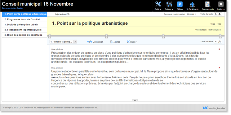 Formalisez rapidement les décisions du conseil municipal