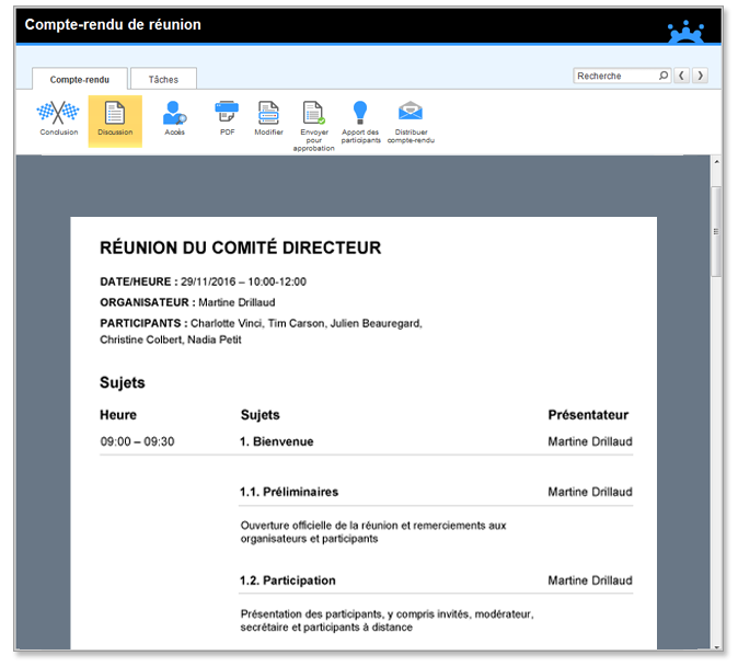 Téléchargez ce modèle de compte-rendu de réunion !