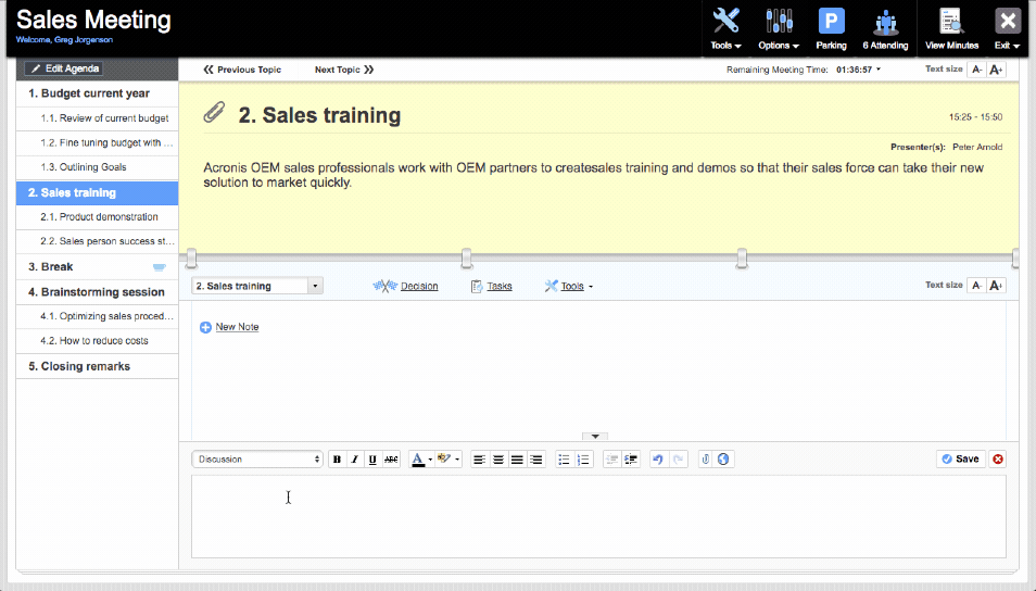 meeting minutes software