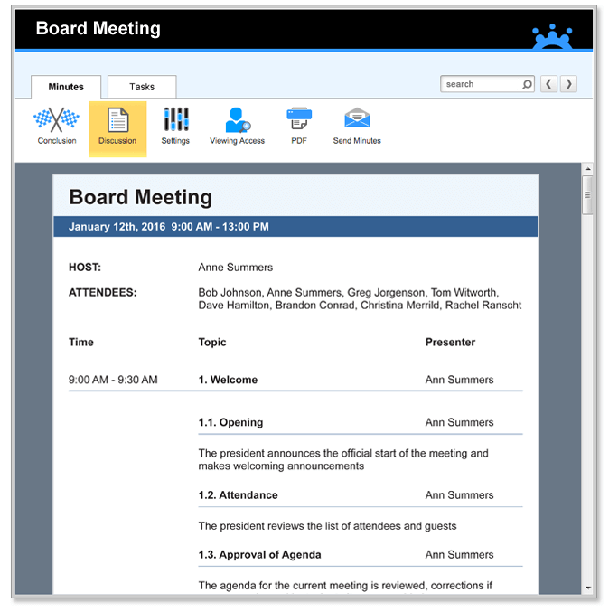 Board Meeting Agenda Templates, What Does Round Table Mean In Meeting Minutes